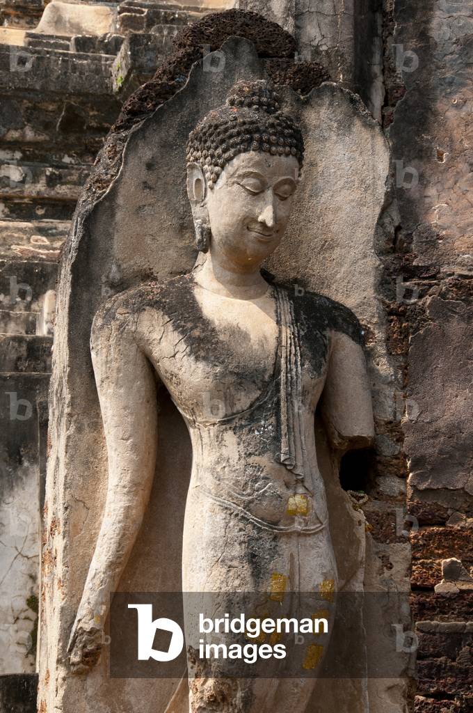 Thailand: Buddha, Wat Phra Si Rattana Mahathat Chaliang, Si Satchanalai Historical Park