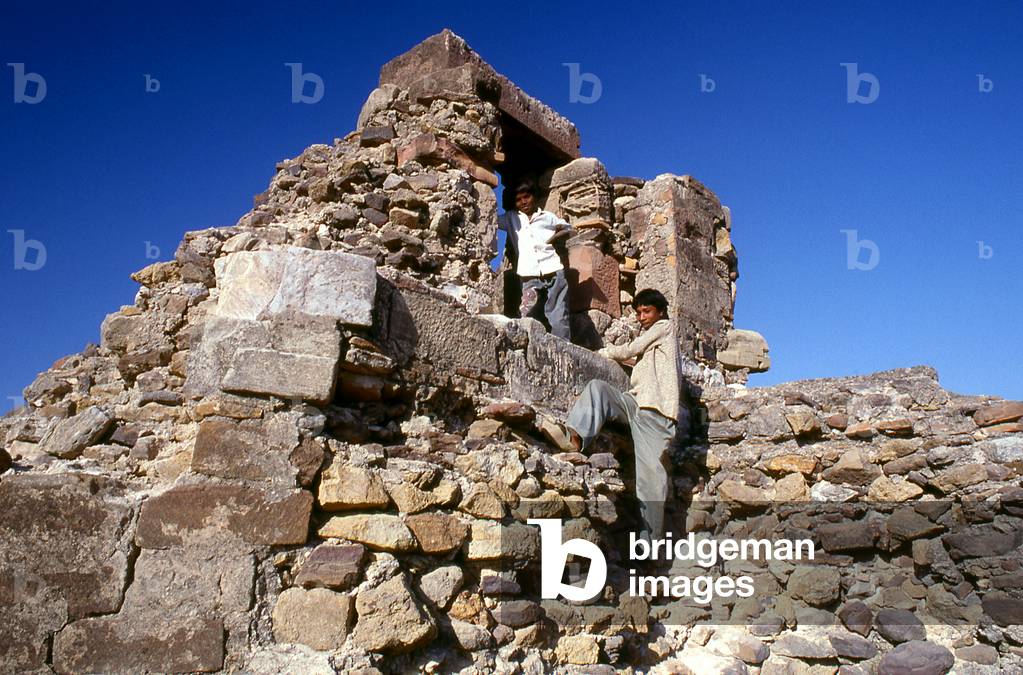 India: The 10th century Shiv Mandir (Shiva Temple), Kera, Kutch, Gujarat State