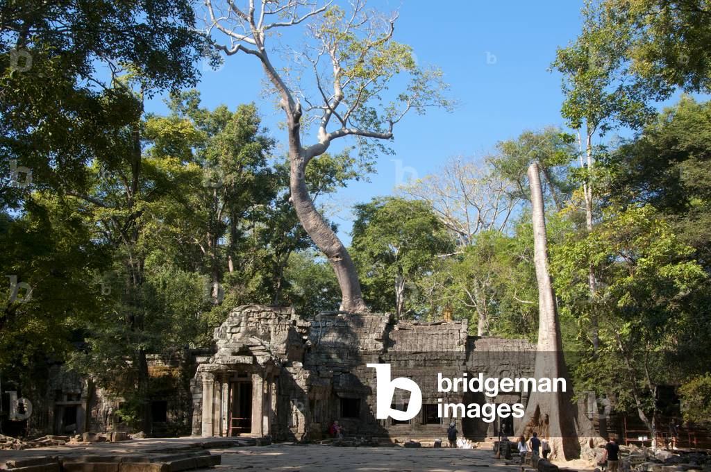 Cambodia: Eastern entrance to Ta Prohm, Angkor