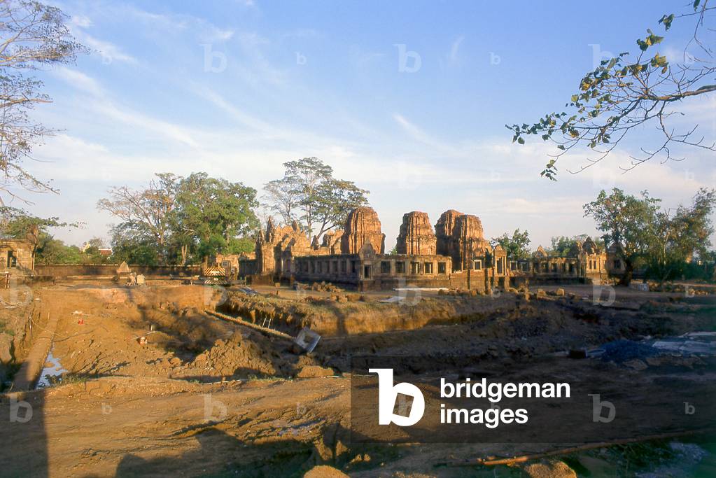 Thailand: Prasat Meuang Tam before major restoration, Buriram Province, Northeast Thailand