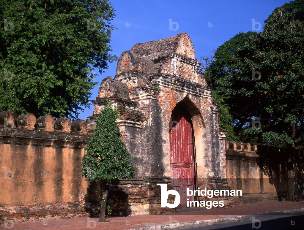 Thailand: Outer gate, Phra Narai Ratchaniwet (King Narai's Palace), Lopburi
