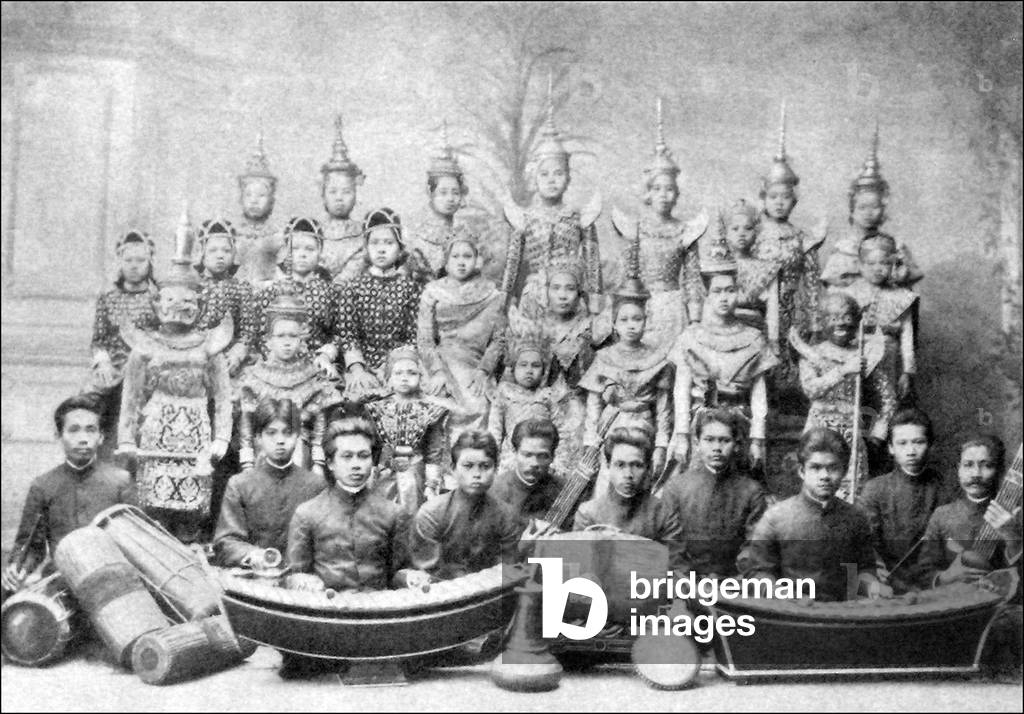 Thailand: An orchestra at the Siamese Court, c. 1900