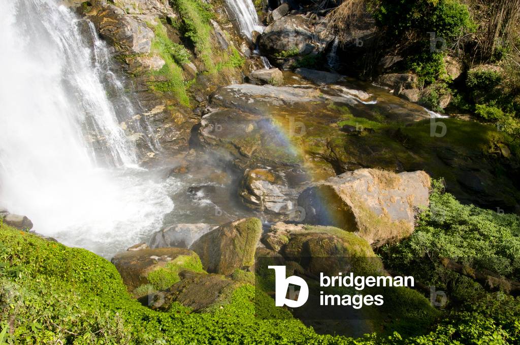 Thailand: Vachiratarn Waterfall, Doi Inthanon (Thailand's highest mountain)
