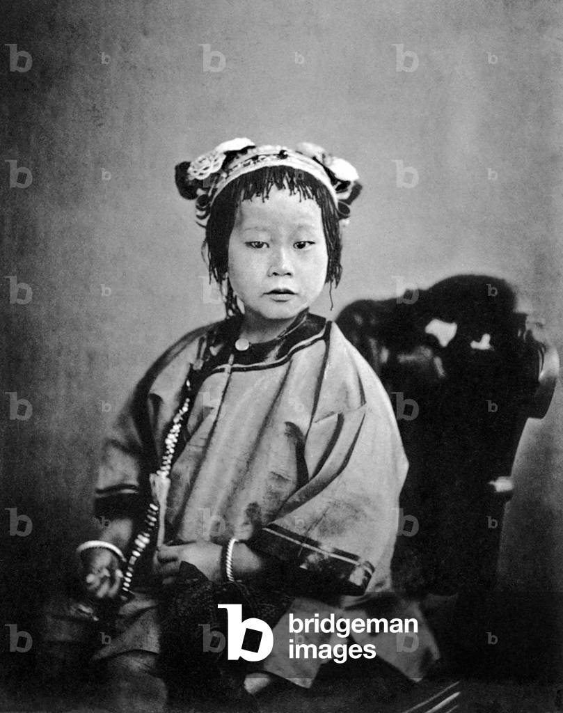 China: 'A Chinese Girl, Hong Kong', John Thomson, c.1870