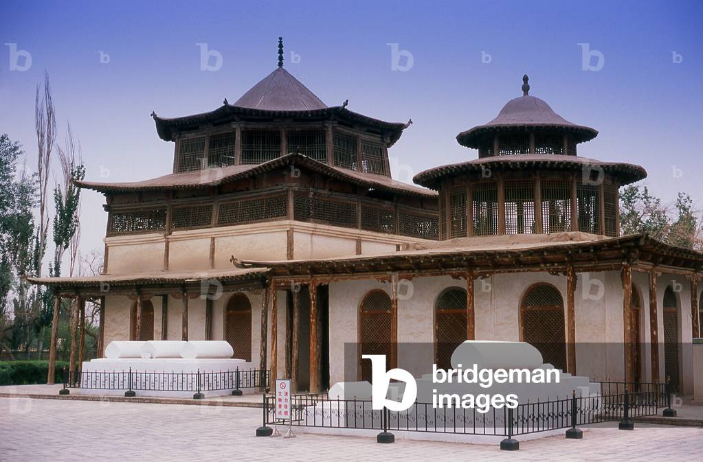 China: Hui Wang Fen (Tombs of the Hami Kings), Hami (Kumul), Xinjiang Province