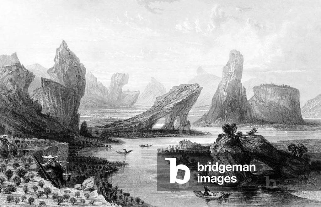 China: 'Woo-e-Shan', by Thomas Allom, c. 1845