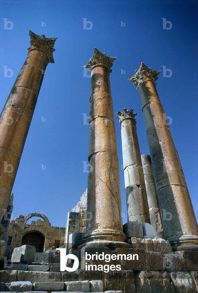 Jordan: The Temple of Artemis in the ancient Greco-Roman city of Jerash