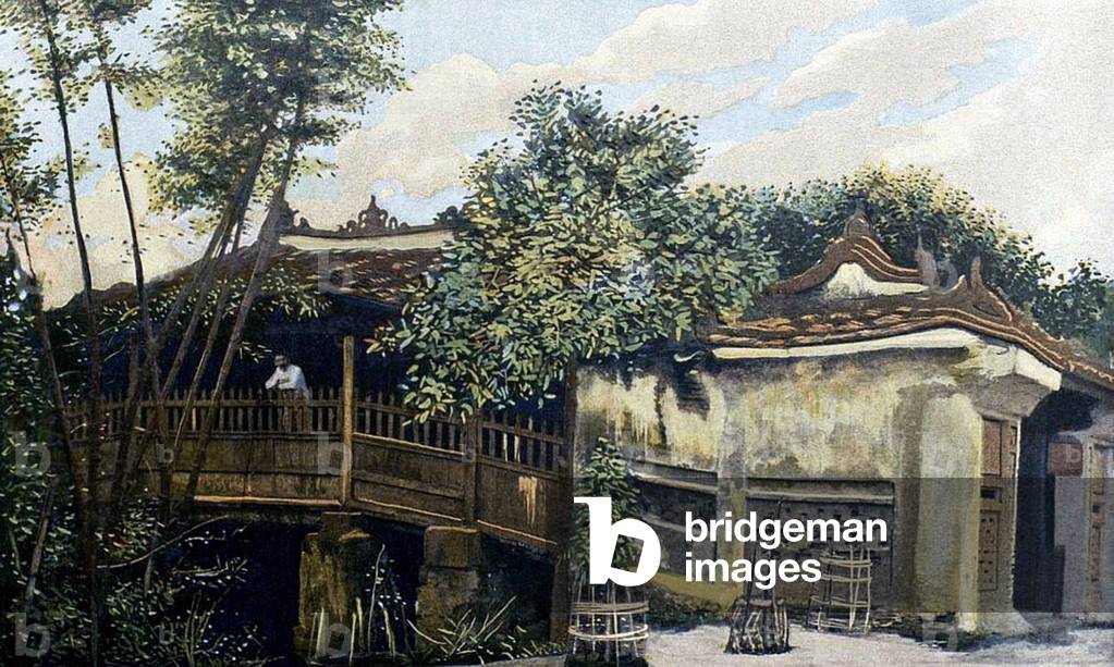 Vietnam: 'Indochine en 1903: Annam - Le Pont japonais A  Fai Fo'. Indochina in 1903: Annam - The Japanese Bridge at Hoi An
