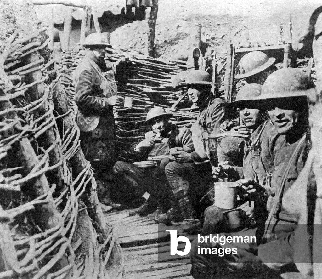 Turkey / Gallipoli Campaign: British troops in the trenches at Gallipoli, 1915
