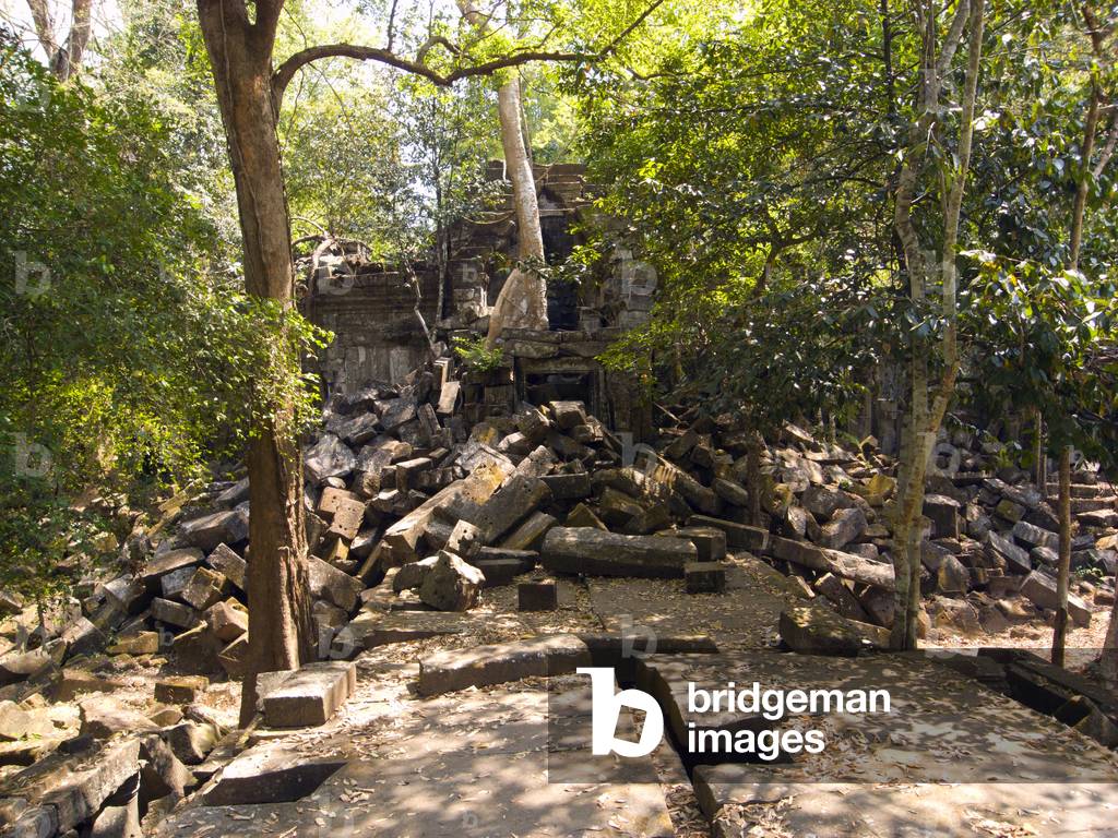 Cambodia: Beng Mealea (12th century Khmer temple), 40km east of the main group of temples at Angkor