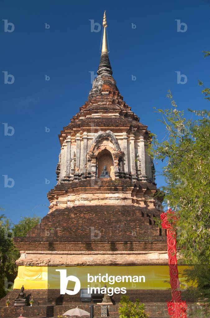 Thailand: The 16th century chedi at Wat Lok Moli, Chiang Mai