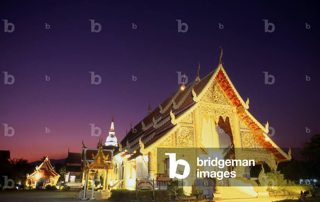 Thailand: The main viharn, Wat Phra Singh, Chiang Mai, Northern Thailand