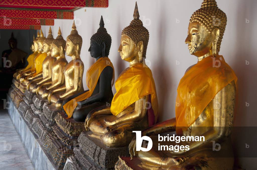 Thailand: Buddha images, Wat Pho (Temple of the Reclining Buddha), Bangkok