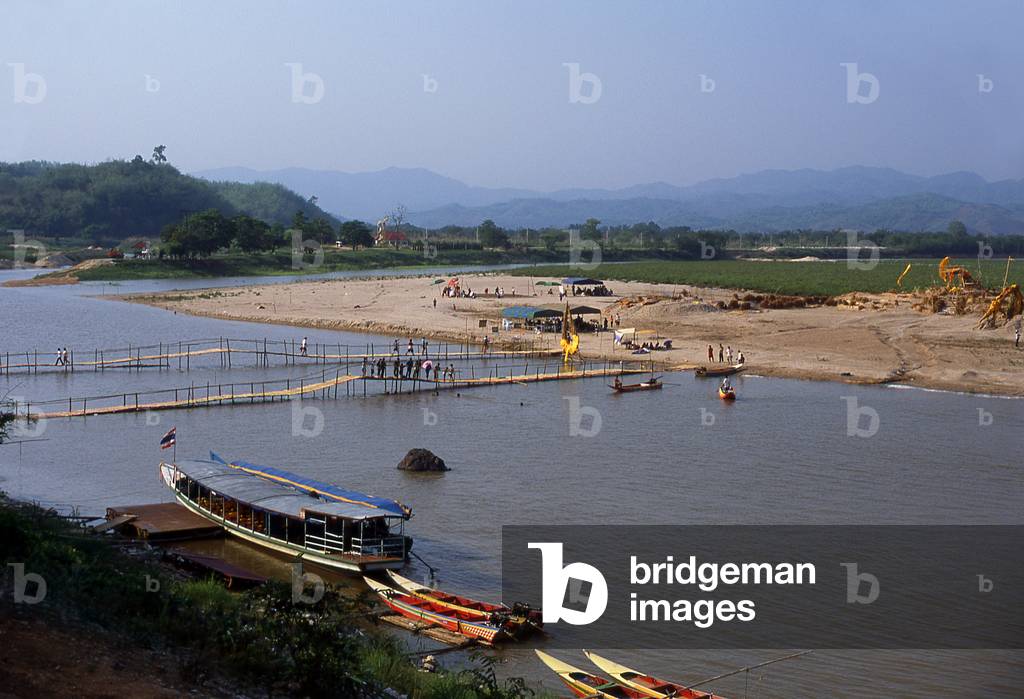 Thailand: The Mekong River at Sop Ruak (the heart of the Golden Triangle), Chiang Saen, Chiang Rai Province, Northern Thailand