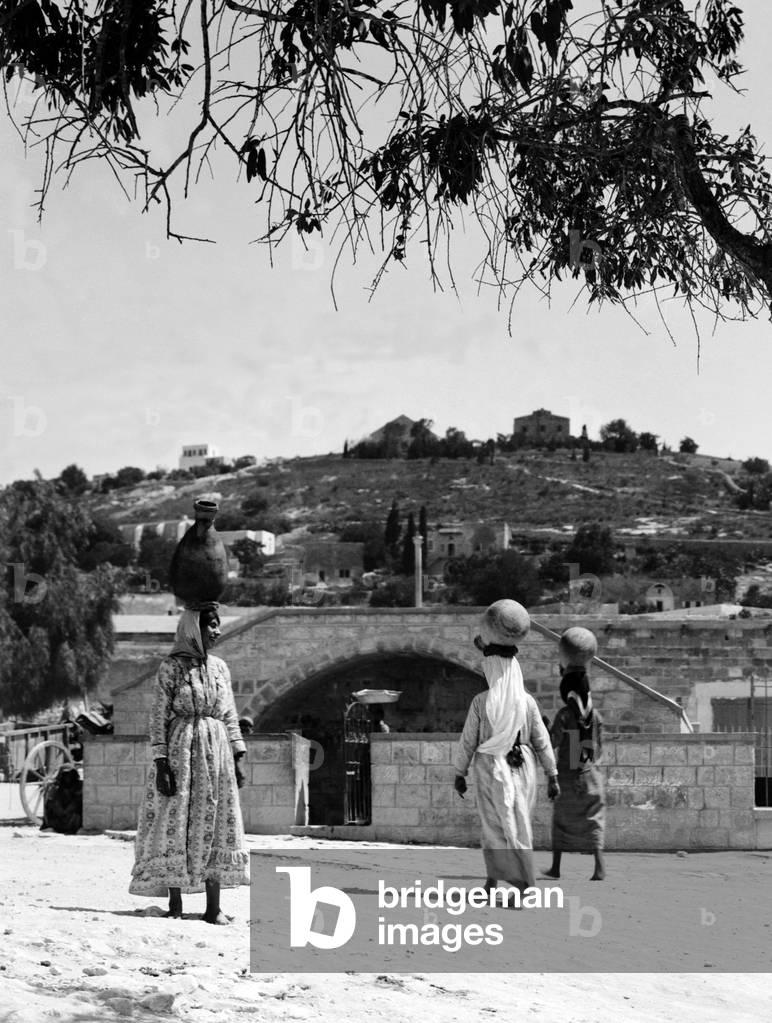 Palestine: Virgin's Fountain, Nazareth, c. 1935