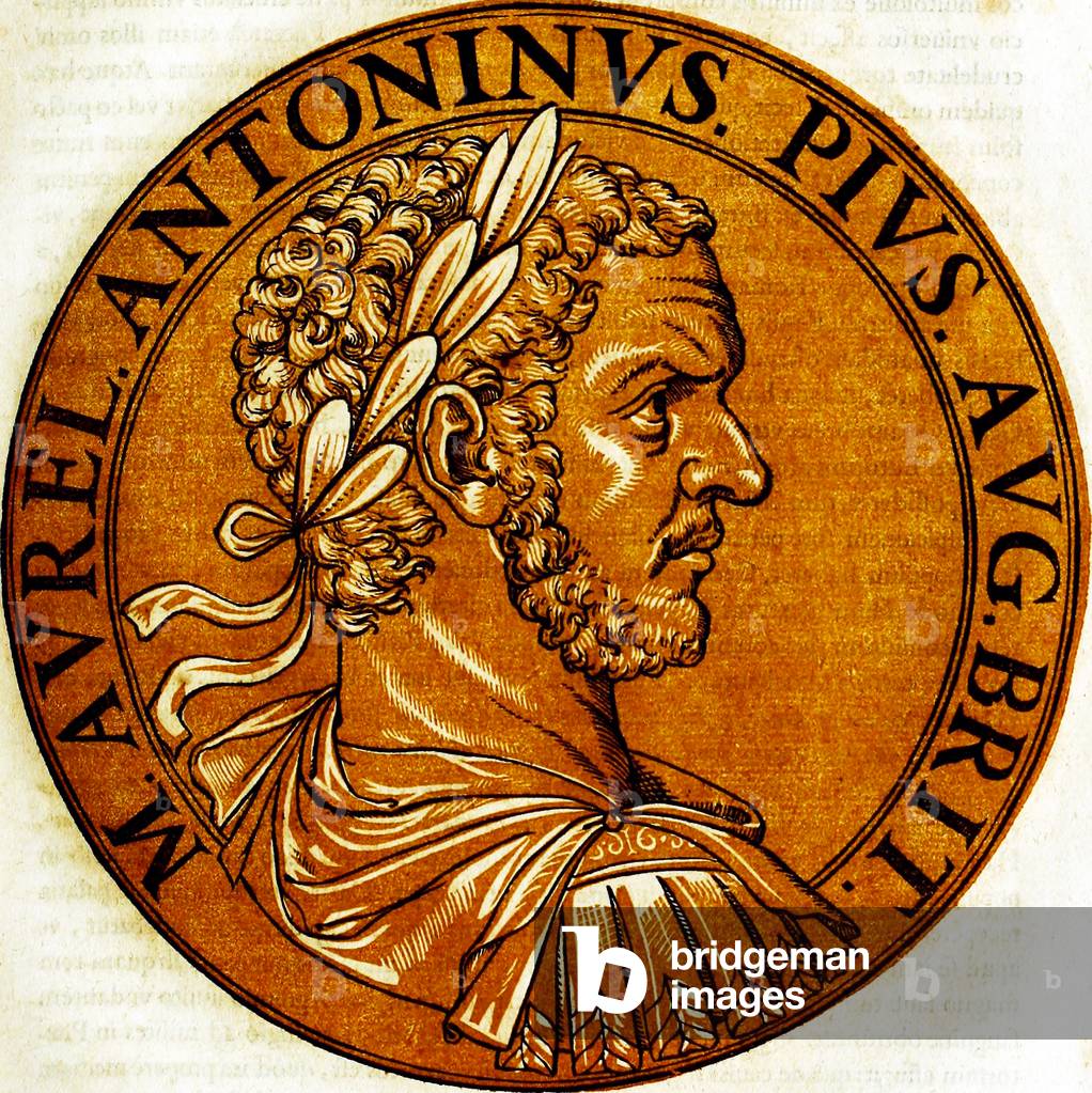 Italy: Icon of Caracalla (188-217), joint 22nd Roman emperor, c.1645 (print)