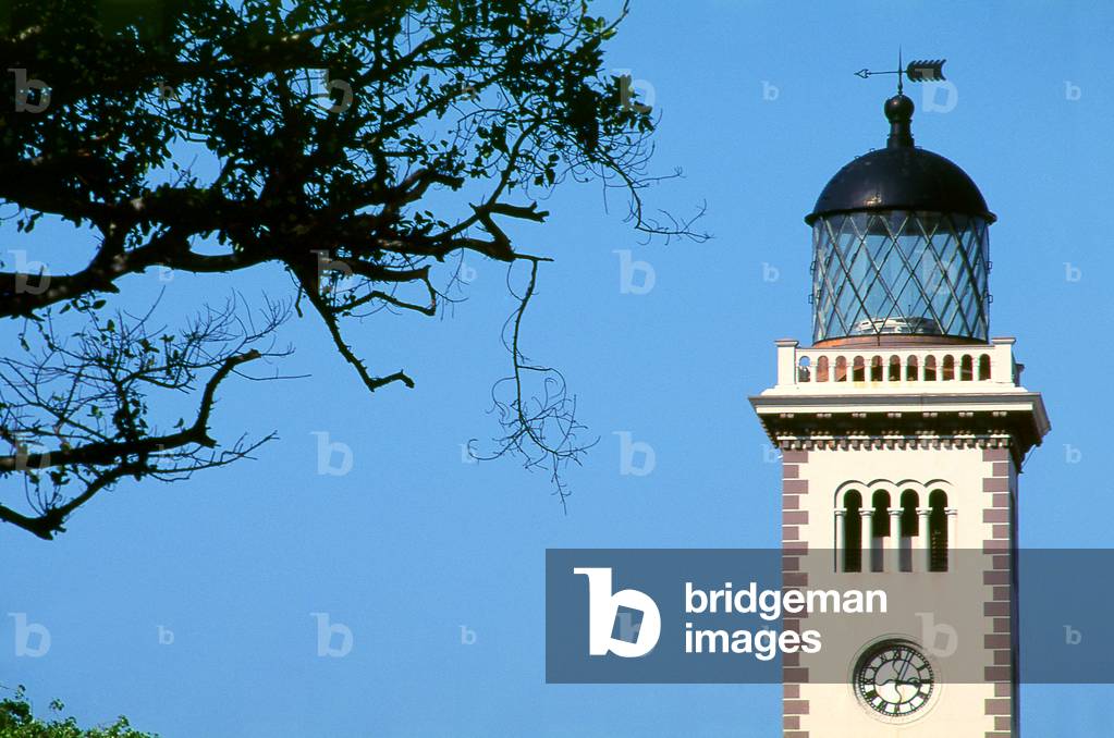 Sri Lanka: The Old Colombo Lighthouse, constructed in 1856, now converted to a clocktower, Fort area, Colombo