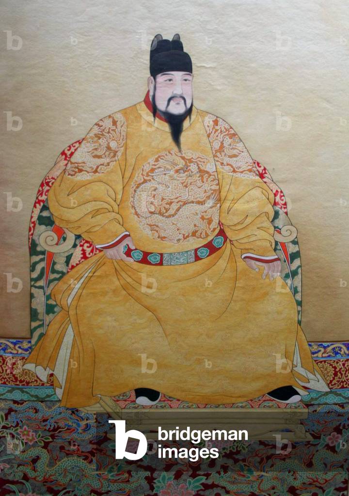 China: Emperor Hongxi, 4th ruler of the Ming Dynasty (r. 1424-1425).