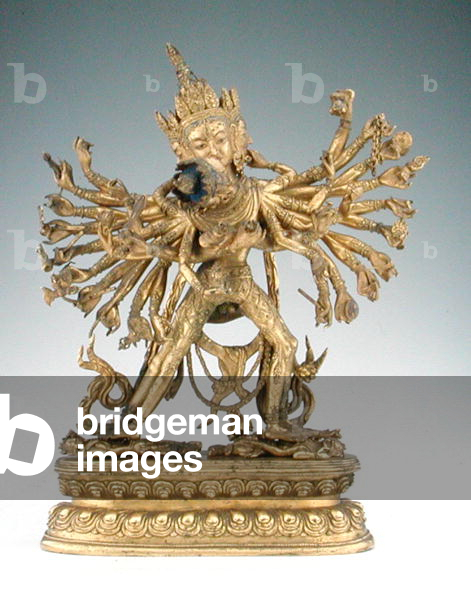 Kalacakra (gilt copper alloy & pigment)