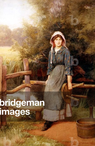 At the Stile: A Milkmaid, 1902