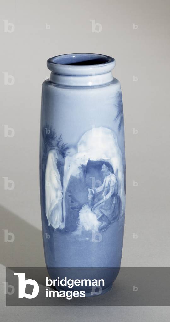Vase, 1894 (stoneware (aerial blue glaze line))
