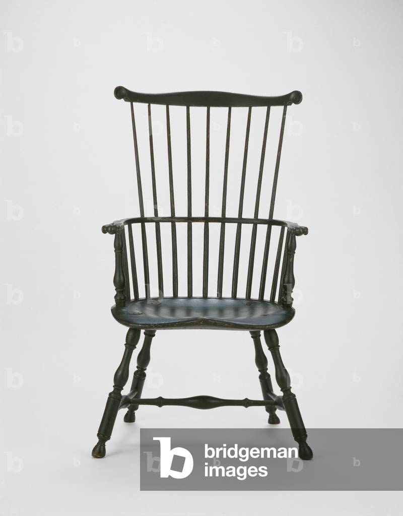 Windsor Side Chair, 1770-85 (yellow poplar, maple & oak)