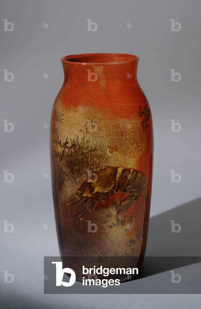 Vase, 1884 (stoneware (Tiger Eye glaze line))
