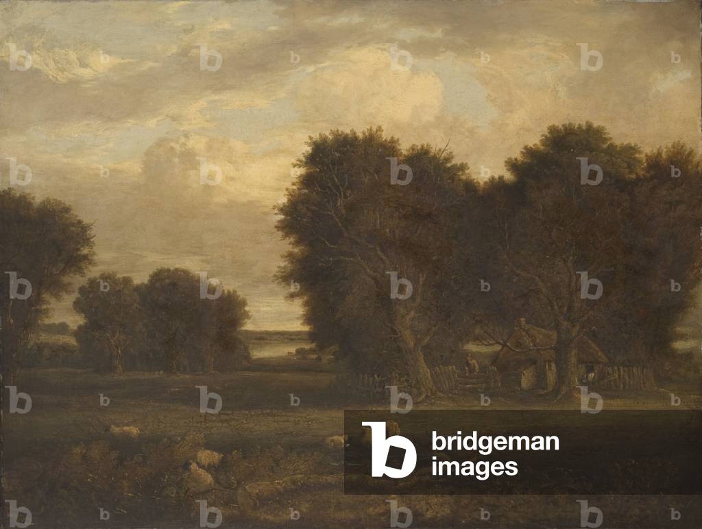 Landscape, c.1825-50 (oil on canvas)