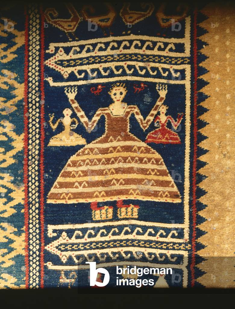 Detail from the 'Admiral' Heraldic Carpet, c.1429-73 (wool)