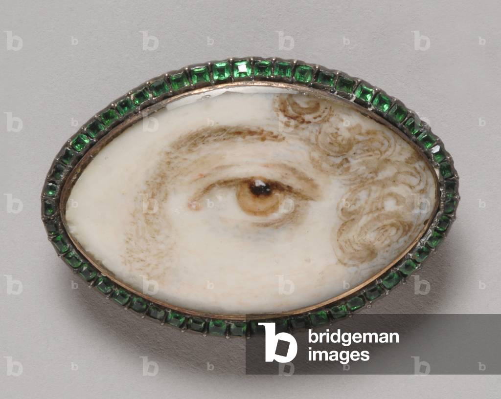 Portrait of a Woman's Left Eye, c.1800 (w/c on ivory)

