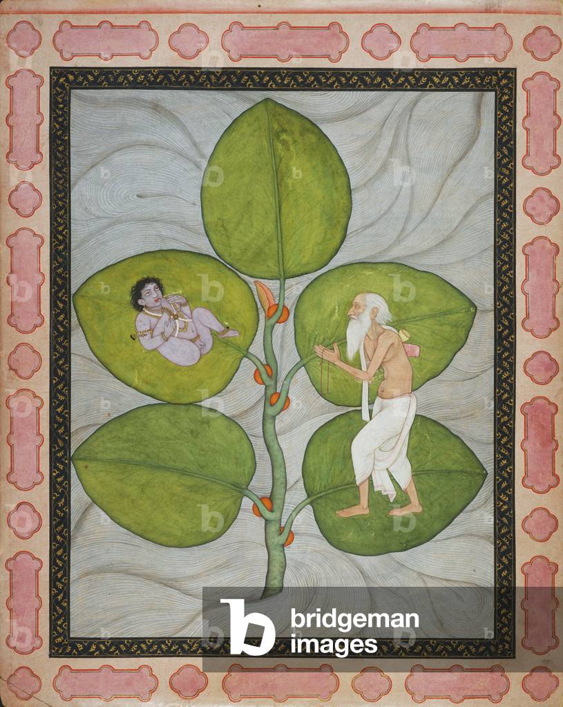 Vision of the Sage Markandeya, Himachal Pradesh, c.1775-1800 (w/c & gold on paper)