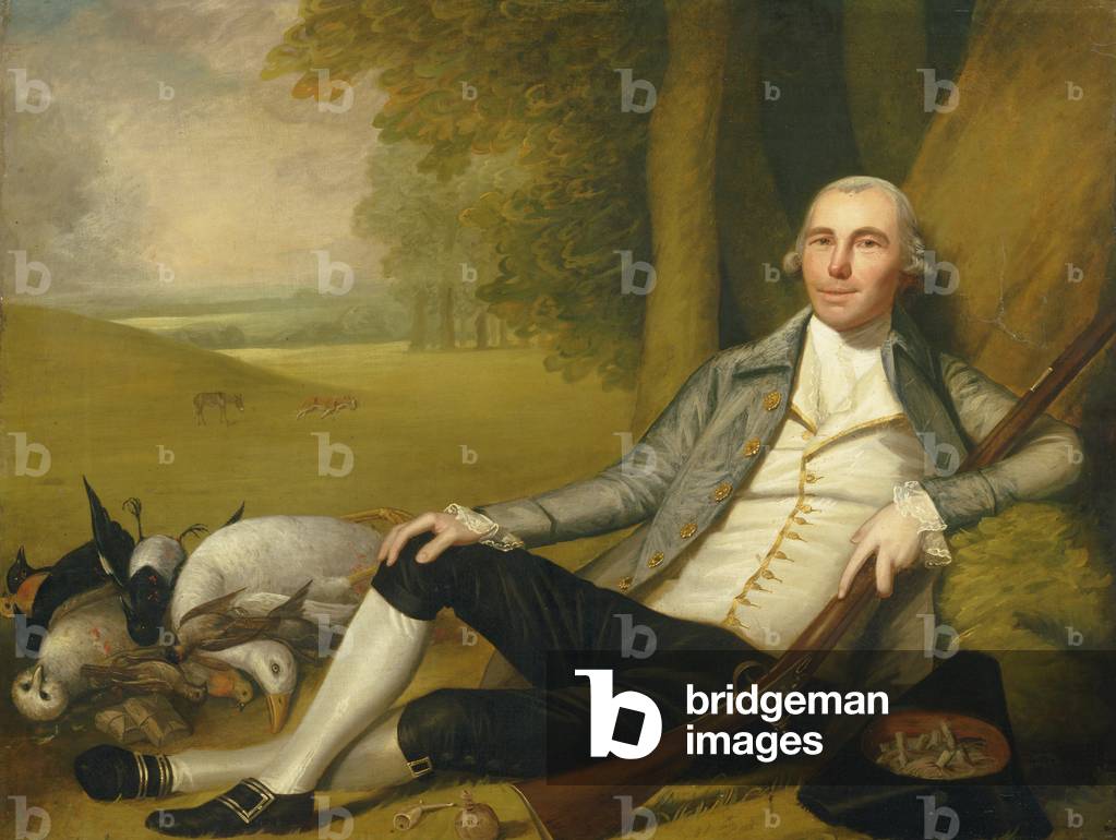 Reclining Hunter, 1783-84 (oil on canvas)
