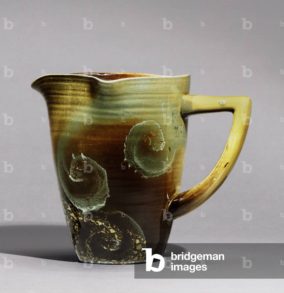 Crucible Pitcher, 1887 (stoneware (standard glaze line)) (see also 451093 & 451095)