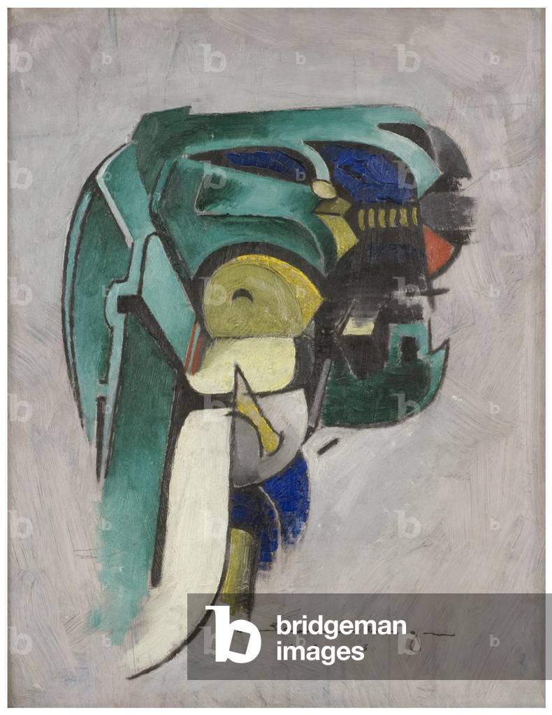 Painting IV (Mechanical Abstraction), 1916 (oil on panel)