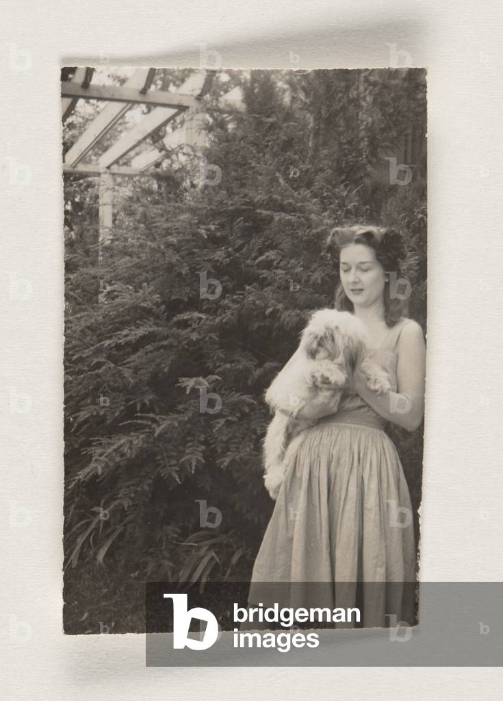 Woman with a Dog (Dorothea Tanning?), c.1935-45 (gelatin silver print)
