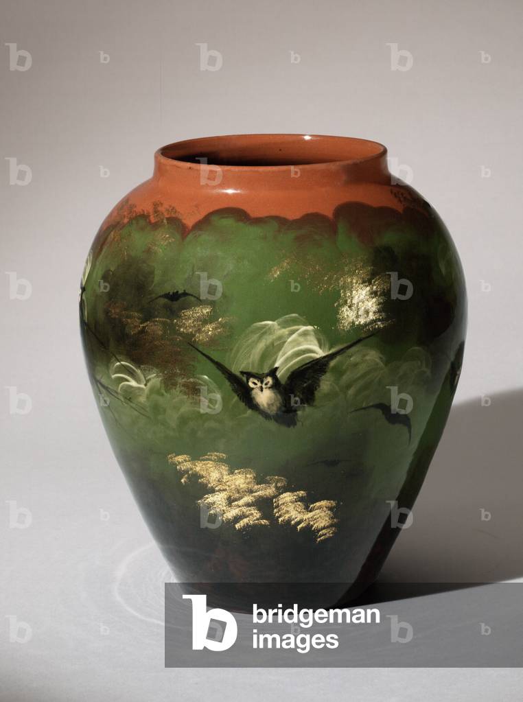 Lamp Base, 1882 (glazed stoneware (limoges glaze line) (see also 451098)

