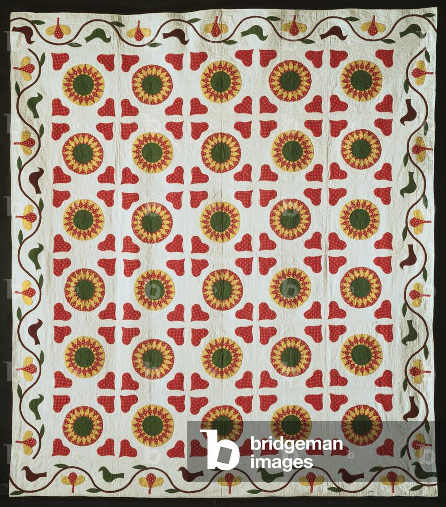 Quilt, Pennsylvania German, 1870-1900 (cotton)