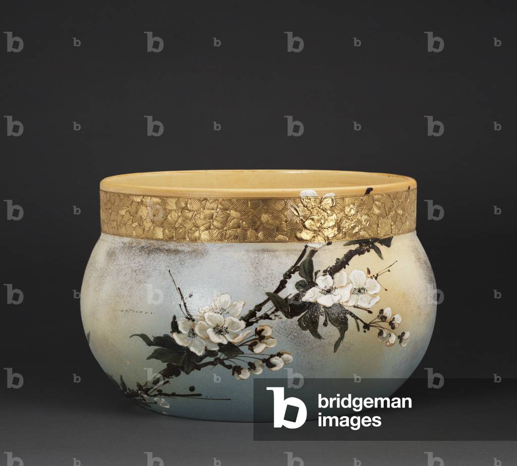 Jardiniere, 1885 (stoneware (dull glaze line))

