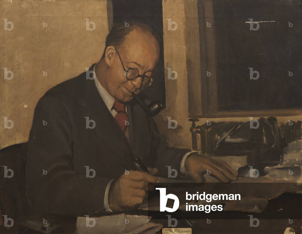 William Rust, Editor of 'Daily Worker' Newspaper (oil on canvas)