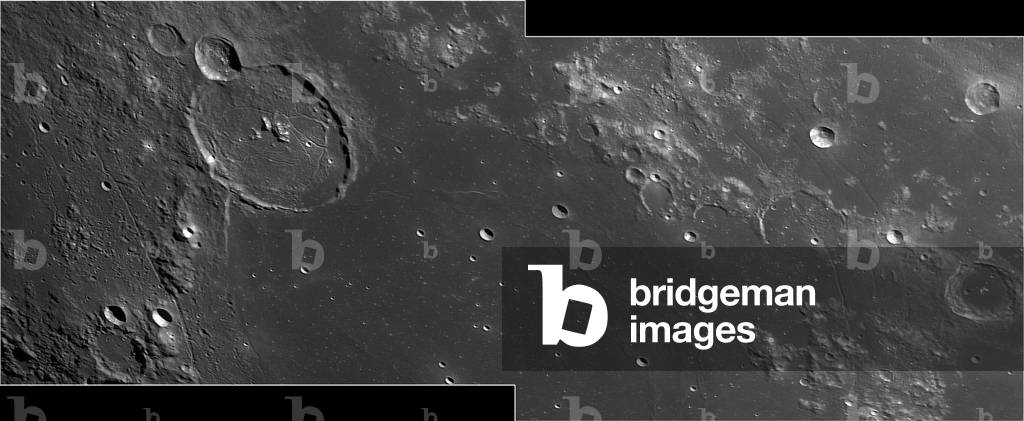 Moon: Gassendi crater and Mer des Moods - Moon: Gassendi crater and Mer des Moeurs - The Gassendi crater, located north of the Sea of Moods, is about 110 km in diameter. Image obtained on April 10, 2006, rising moon, 3 days before full moon