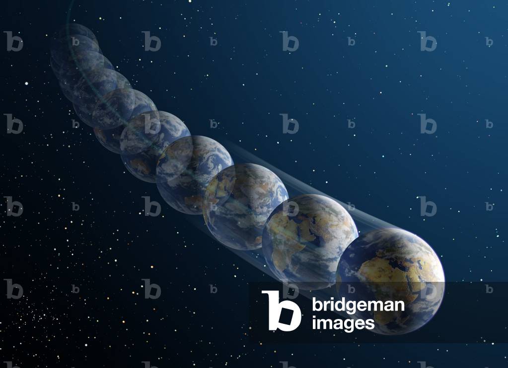 Movement of the Earth in Space - Artist's View