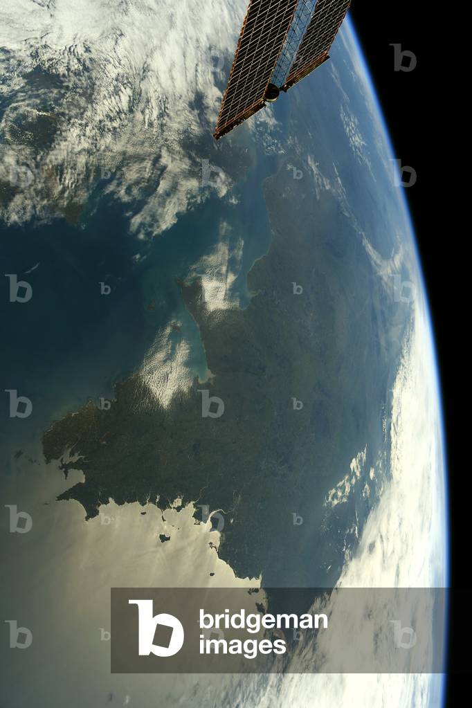 France seen from space, 2021 (photo)