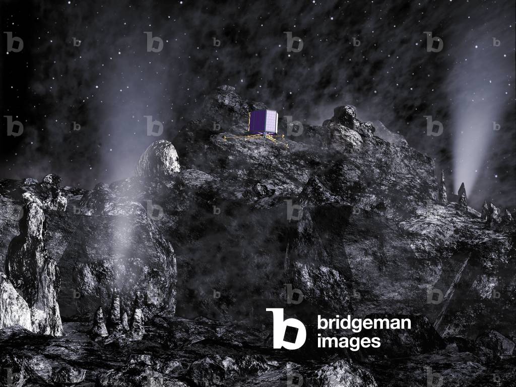 Rosetta probe: landing on the nucleus of the comet - The Rosetta probe was launched on 2 March 2004 to study comet 67P/Churyumov - Gerasimenko that it should meet around May 2014. It will place on its surface a lander, Philae, which will analyze the composition of the nucleus of the comet