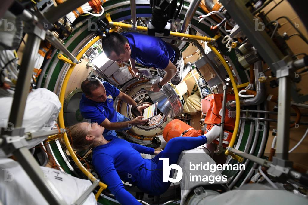 Actress Yulia Peresild in the International Space Station, 2021 (photo)