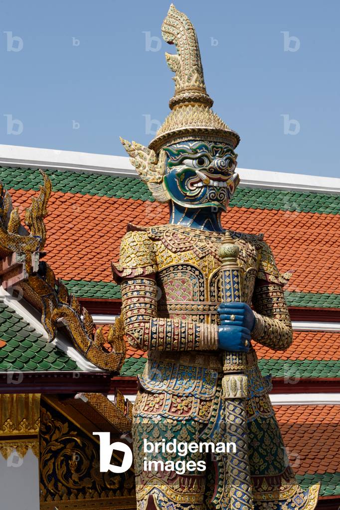 Wat Phra Kaeo, Bangkok, Yaksha, 2019 (photo)