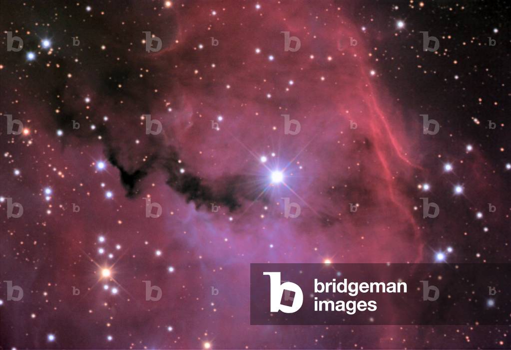 "Nebel Van den Bergh 93 (vdB 93) in Unicorn - Nebula Van den Bergh 93 (VdB 93) - VDB 93 ist eine Sternentstehu