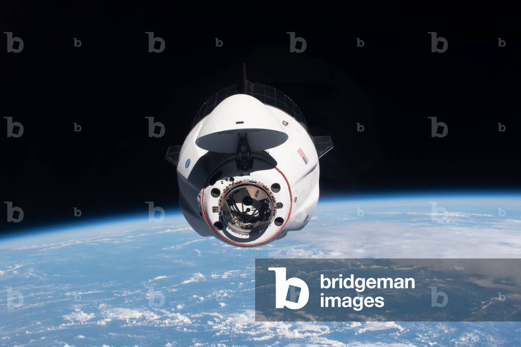 Crew Dragon approaching ISS, 04-2021 (photo)