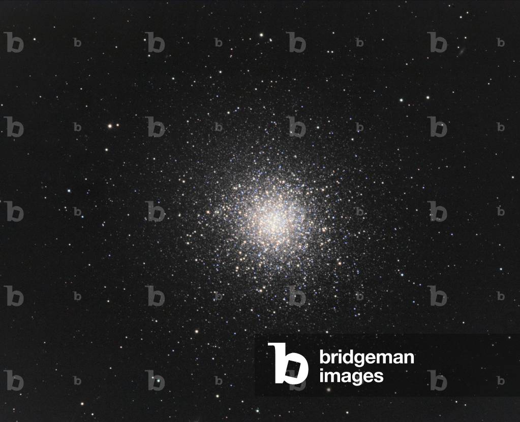 Globular cluster M13 - Hercules cluster - The Great Globular Cluster in Hercules M13 - M13 (NGC6205), extends for about 150 years - light and is 22,000 years - light from Earth in the constellation of Hercules. M13 (NGC 6205) in the Hercules constellation has a diameter of about 150 light - years and is 22,000 light - years away from Earth