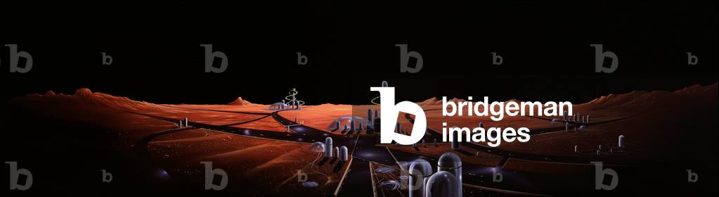 City on Mars-Illustration - City on Mars - Illustratio