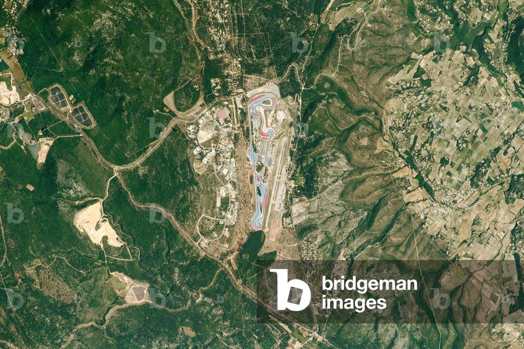 Circuit Paul Ricard seen from ISS